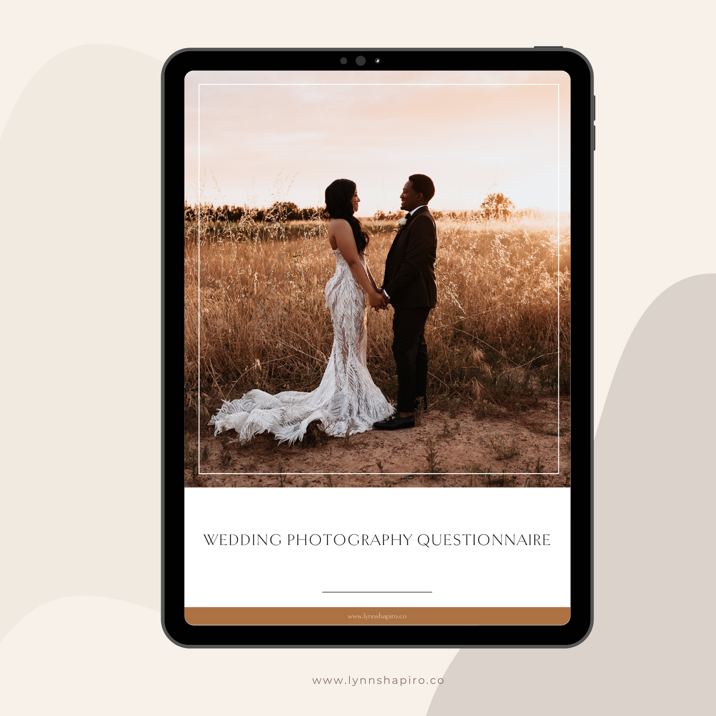 Wedding Photography Client Questionnaire CANVA Template