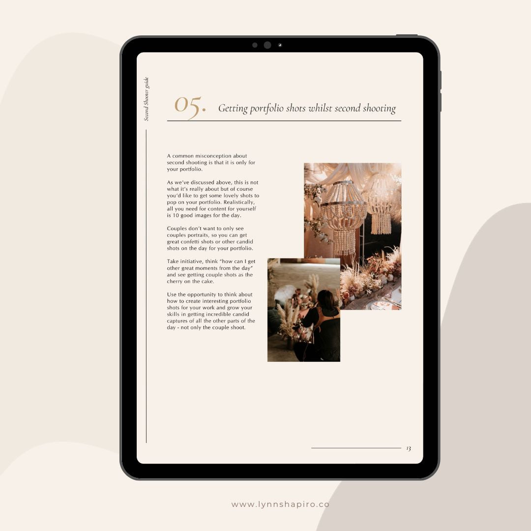 Editable Second Shooter Guide for CANVA + Bonus Contract