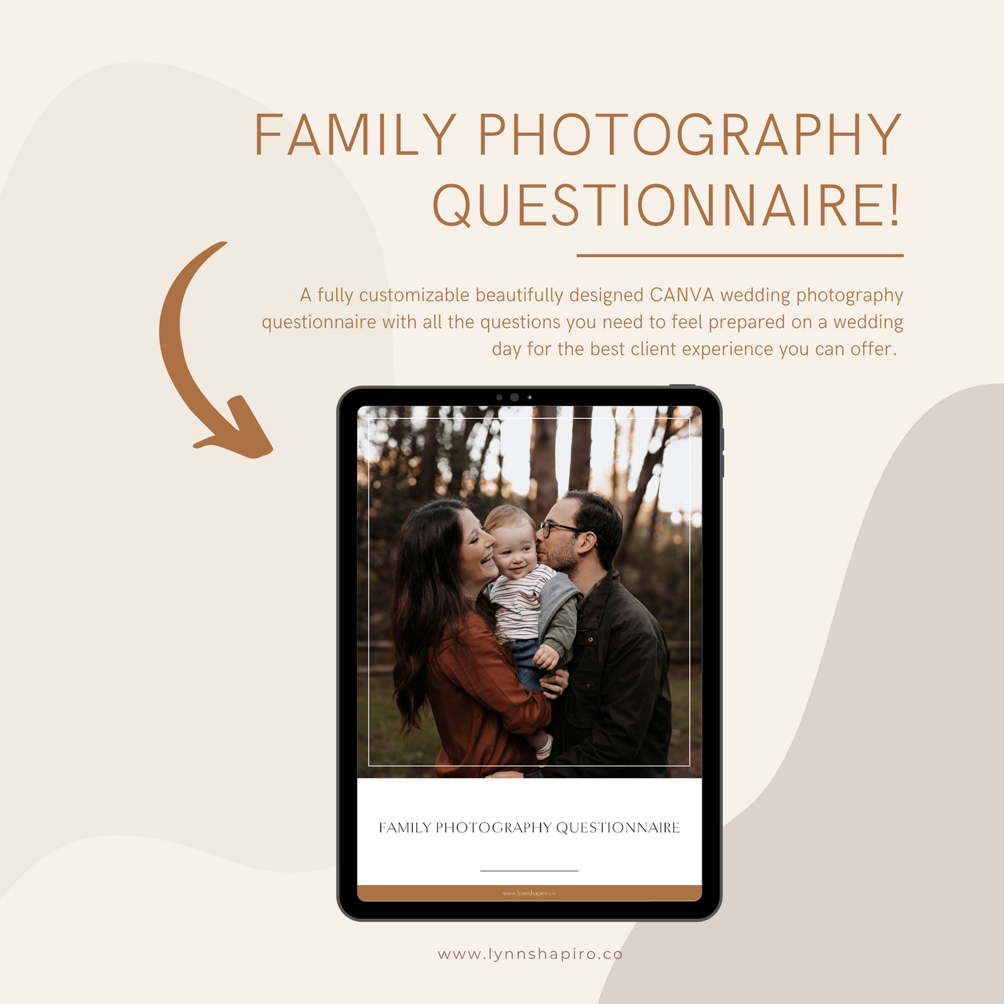Family Photography Client Questionnaire CANVA Template