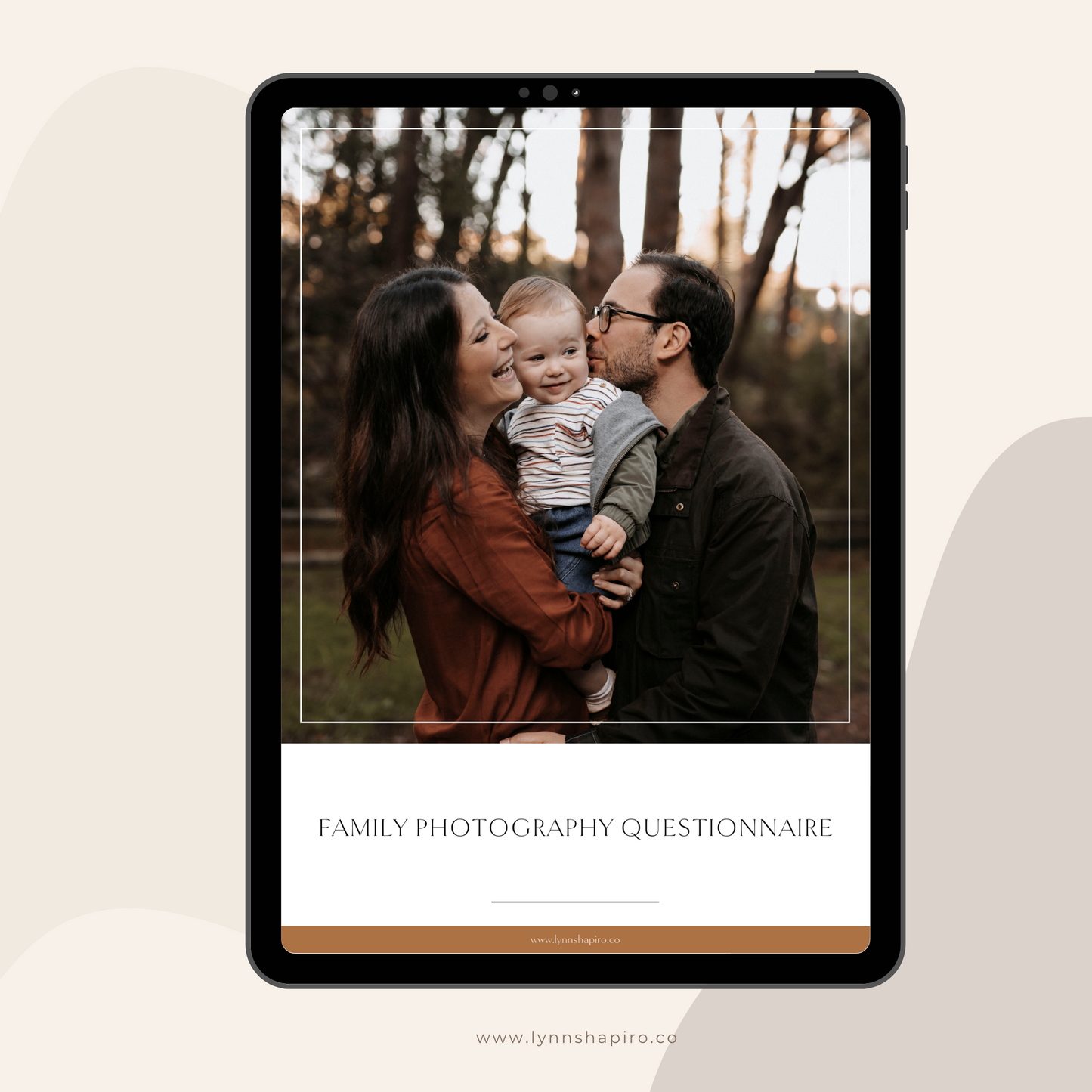 Family Photography Client Questionnaire CANVA Template
